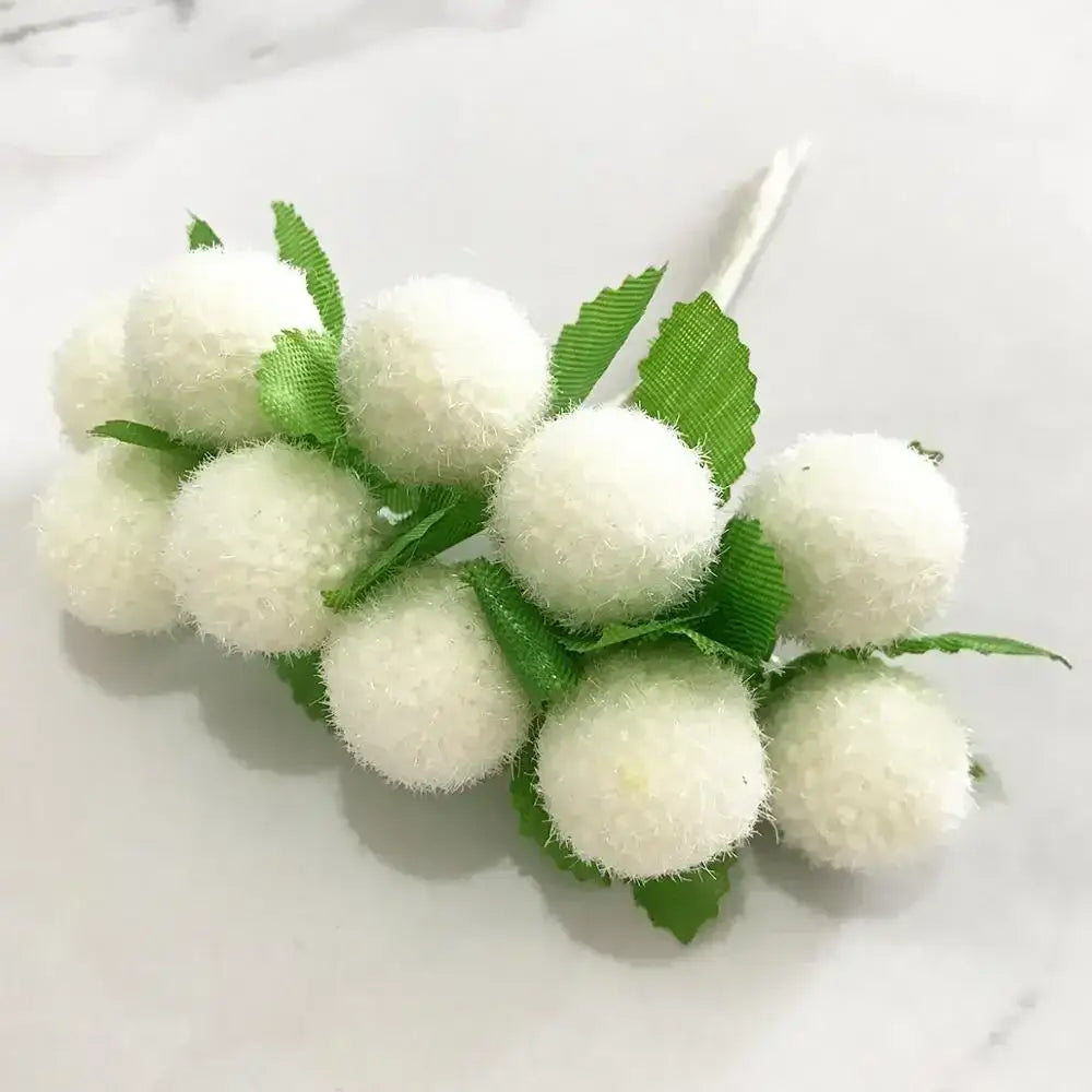 ivory flower cherry stamen berries wedding decor living room