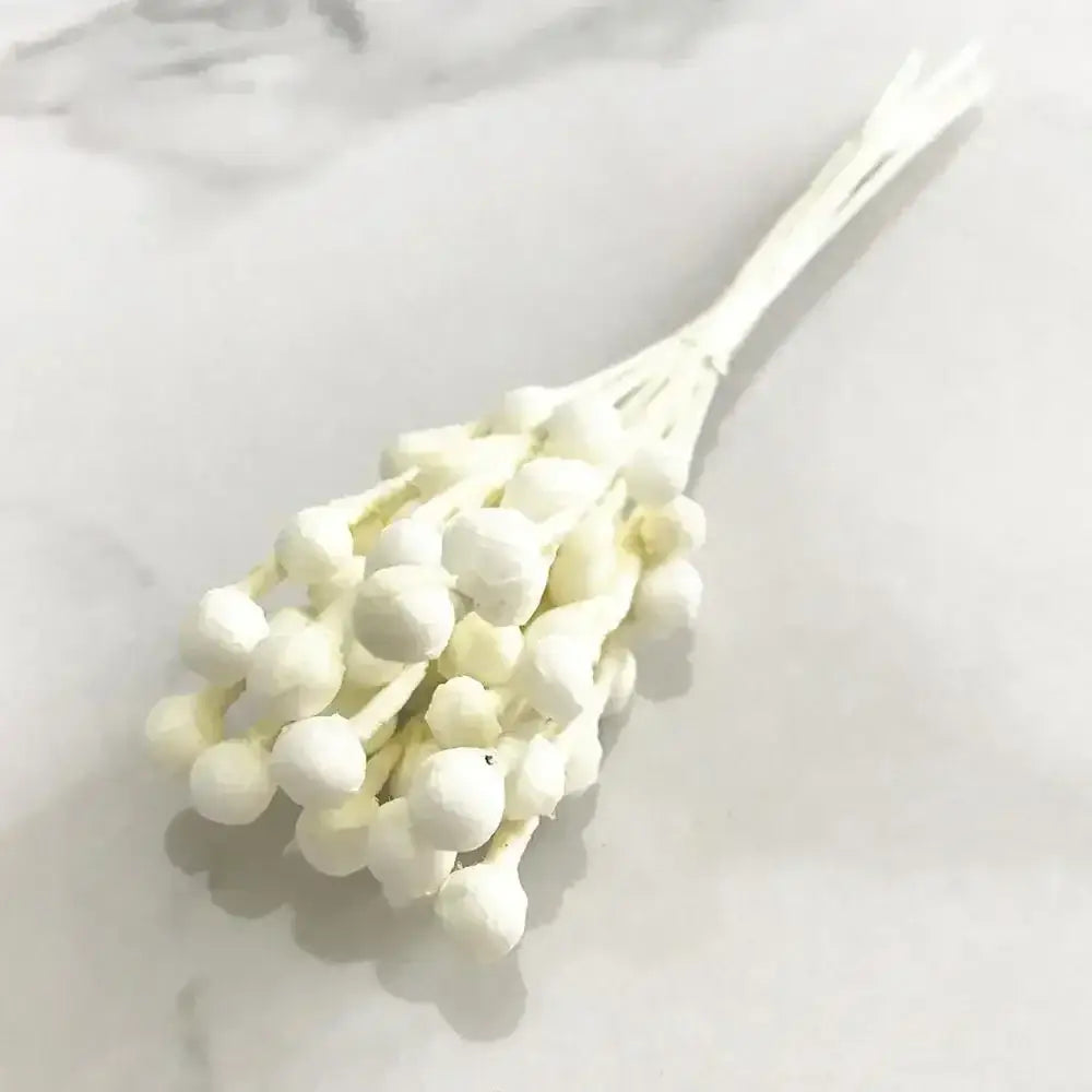 ivory flower cherry stamen berries wedding decor living room