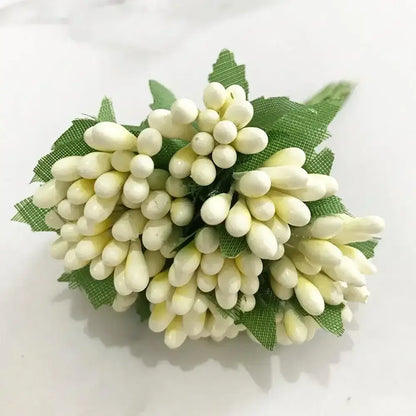 ivory flower cherry stamen berries wedding decor living room