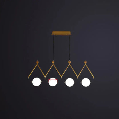 Modern black and white ball restaurant suspension light dining room