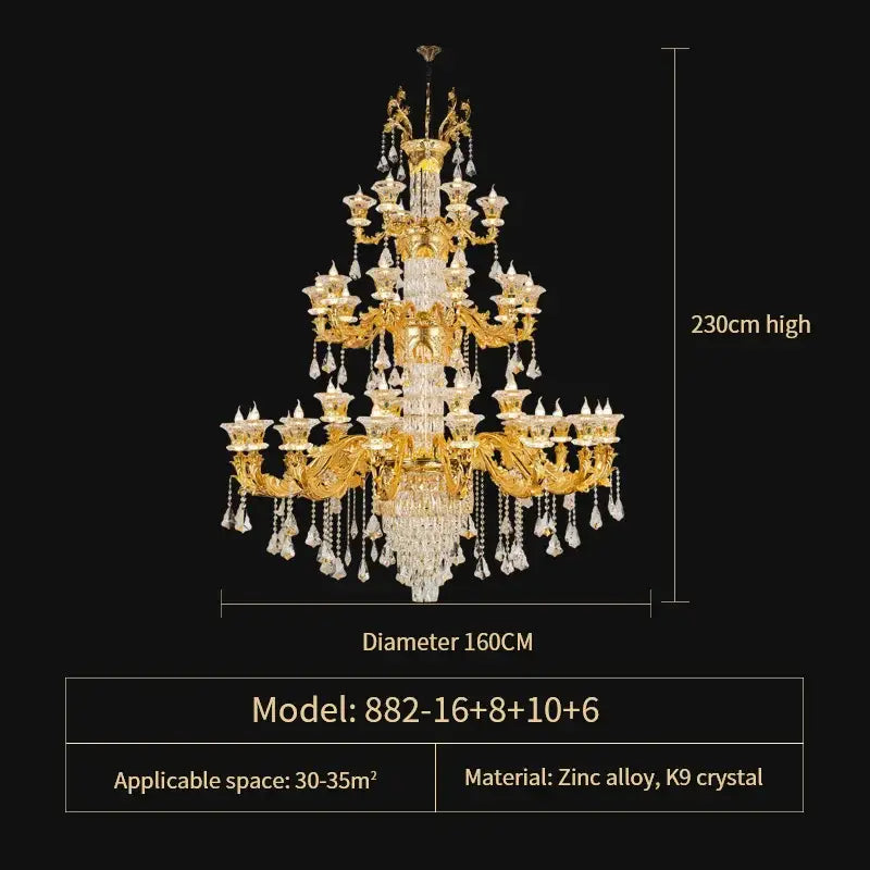 jade crystal chandelier gold living room lighting