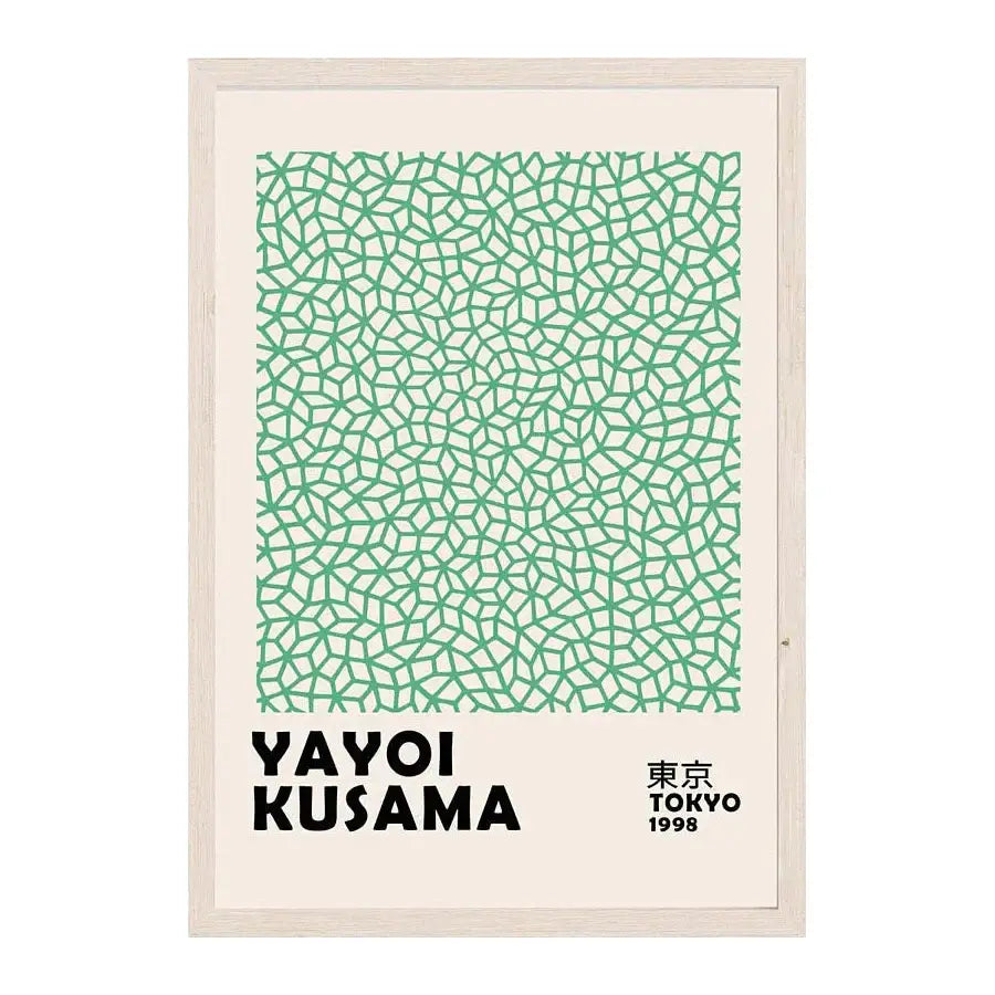 Vibrant japanese abstract art canvas print living room poster