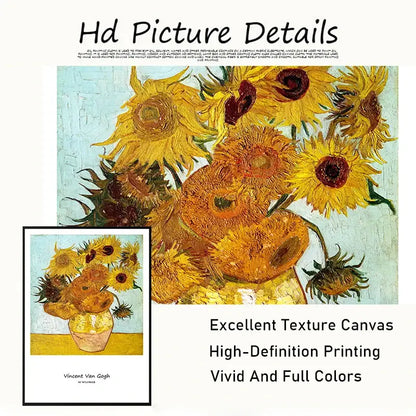 Vibrant japanese abstract art canvas print living room poster