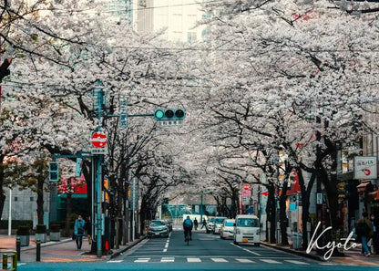 Japanese city landscape canvas set 9 piece living room wall art
