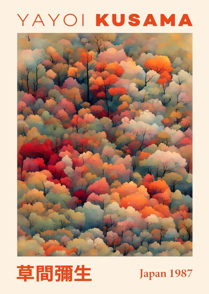 Geometric pink and orange mountain landscape canvas – living room art