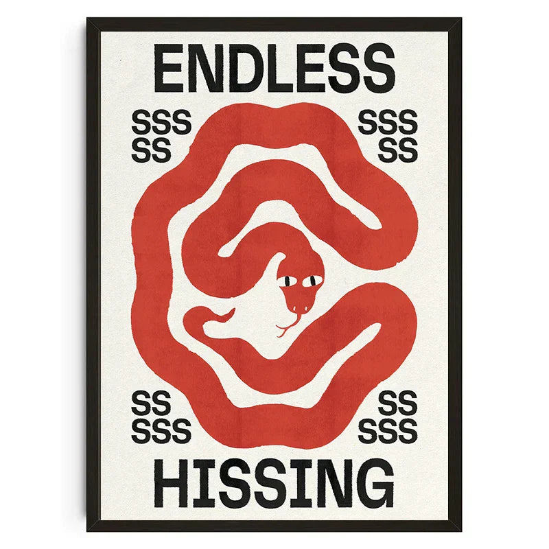 DecorBites™ Japanese Koi Cat Abstract Animals Canvas Wall Art