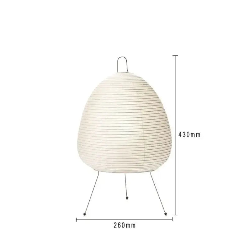 japanese style paper floor lamp for living room lighting