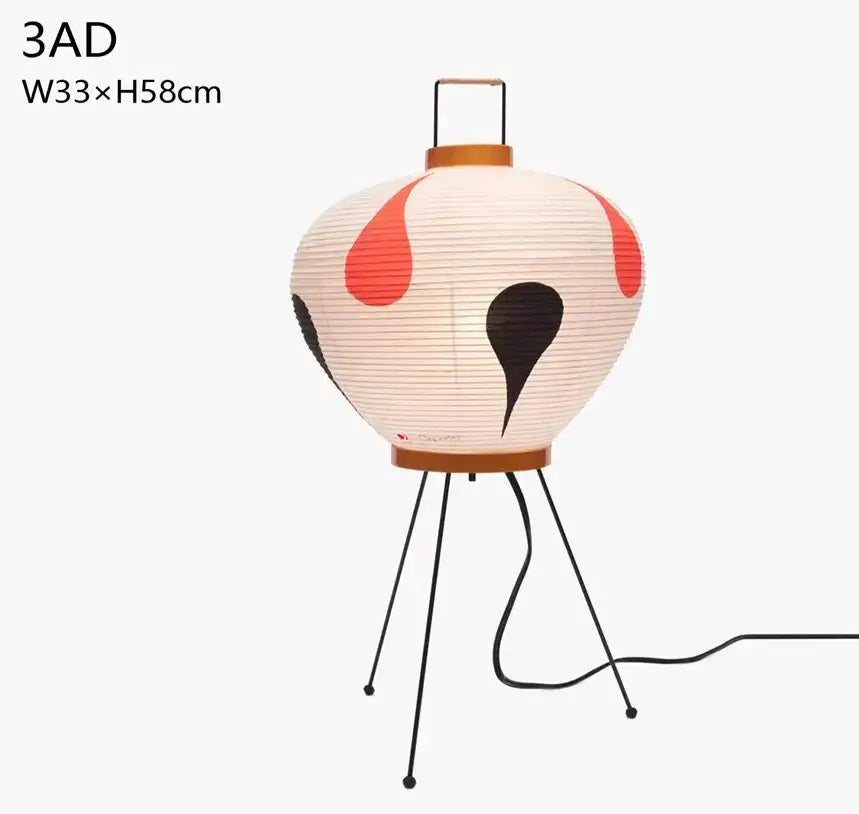 japanese style paper floor lamp for living room lighting