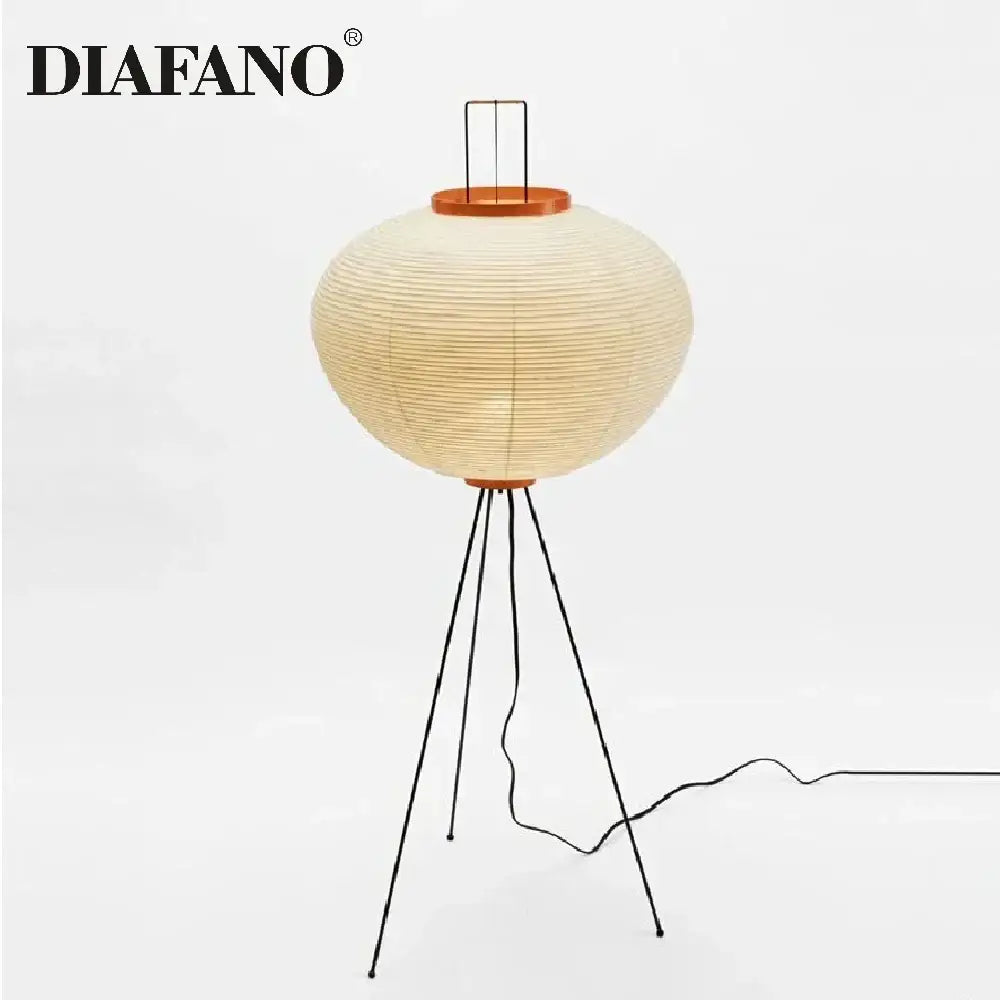 japanese style paper floor lamp for living room lighting