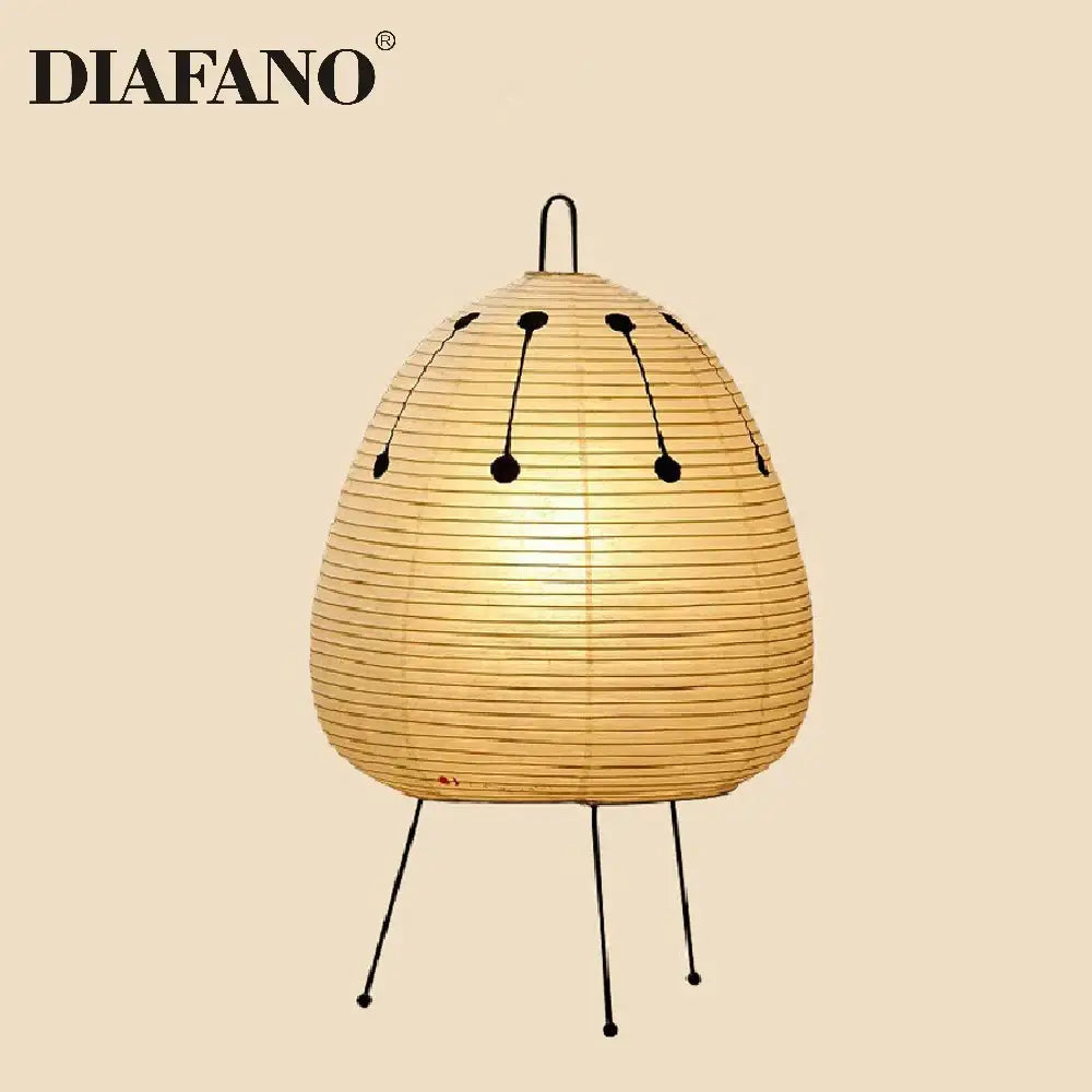japanese style paper floor lamp for living room lighting