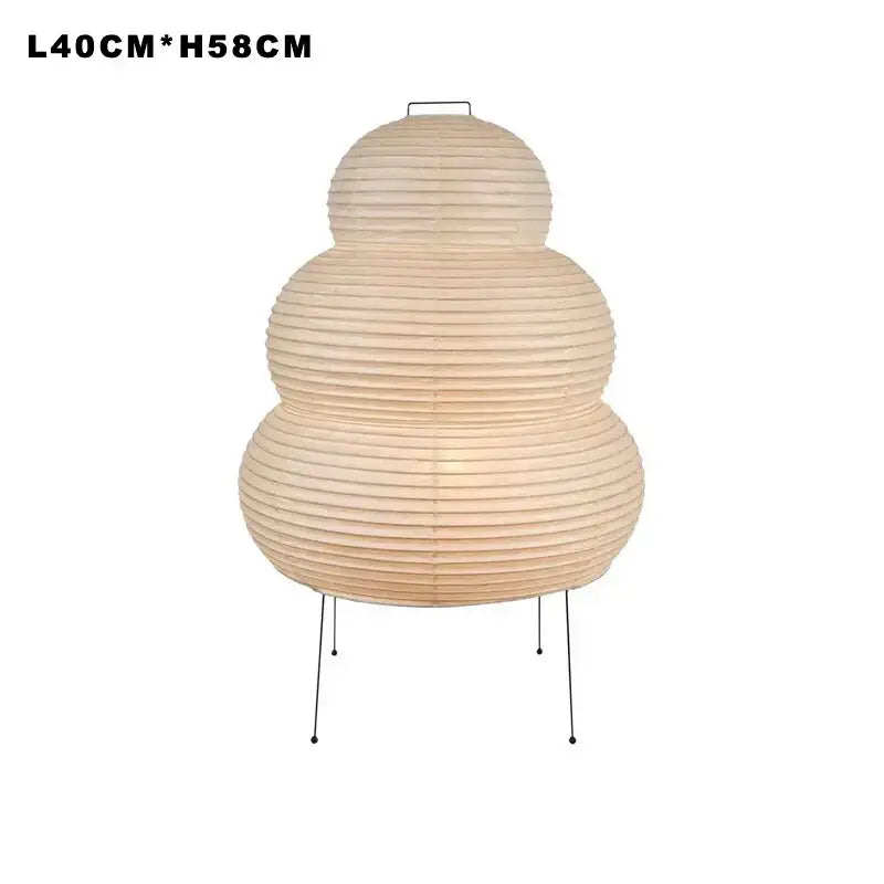 japanese style paper floor lamp for living room lighting