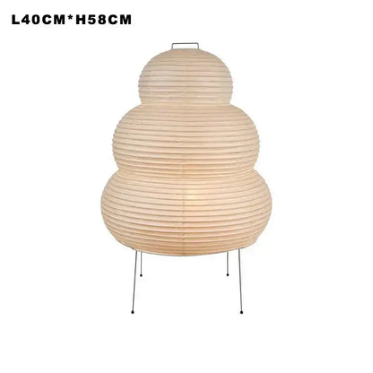 japanese style paper floor lamp for living room lighting