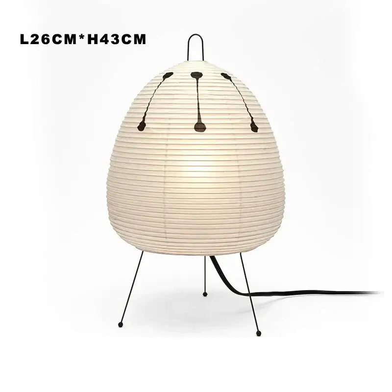 japanese style paper floor lamp for living room lighting
