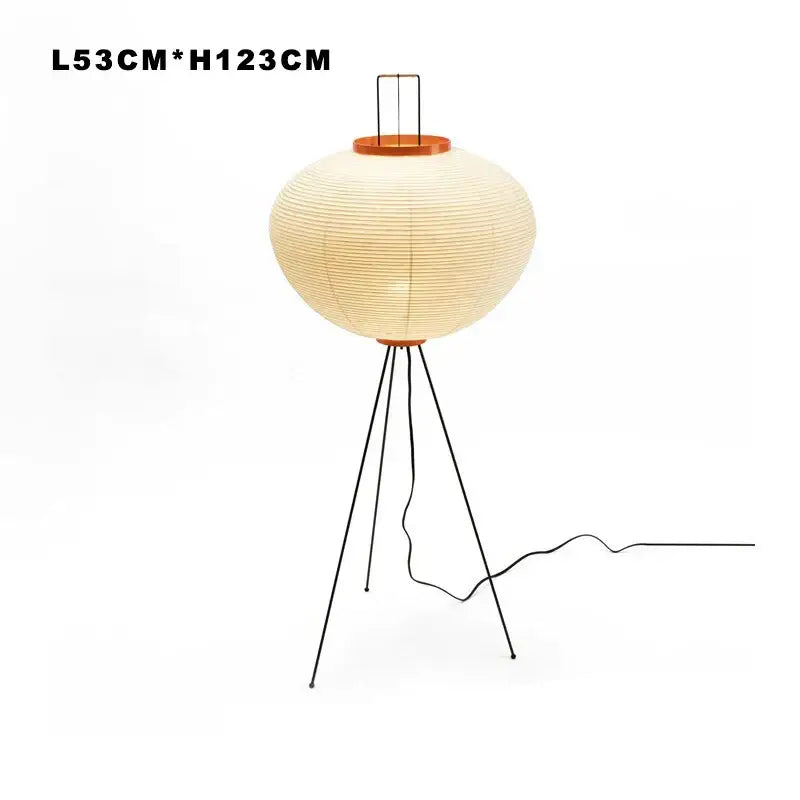 japanese style paper floor lamp for living room lighting