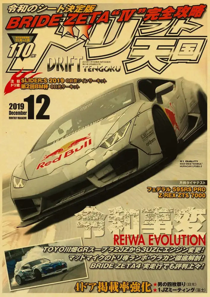 Retro jdm racing black sports car poster bedroom wall art