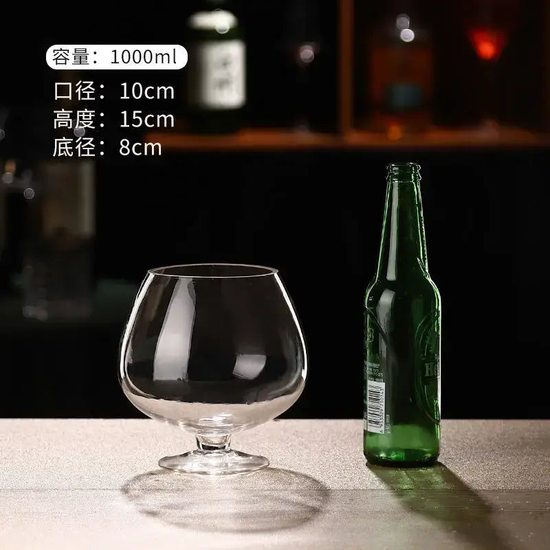 jumbo party glasses large capacity clear goblet dining room
