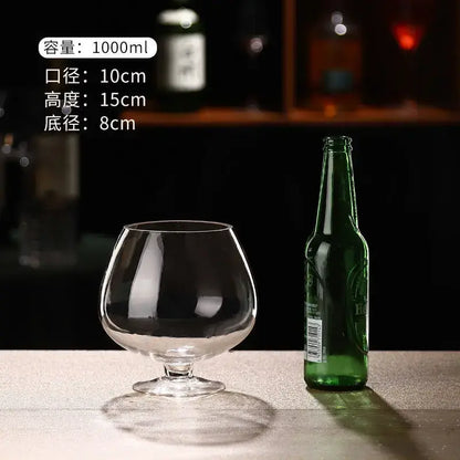 jumbo party glasses large capacity clear goblet dining room