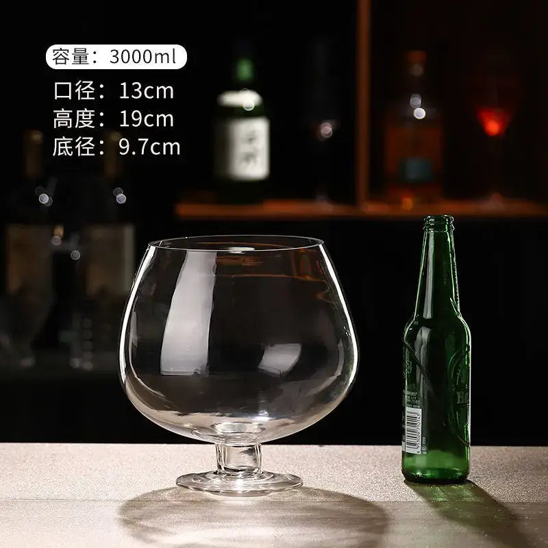 jumbo party glasses large capacity clear goblet dining room