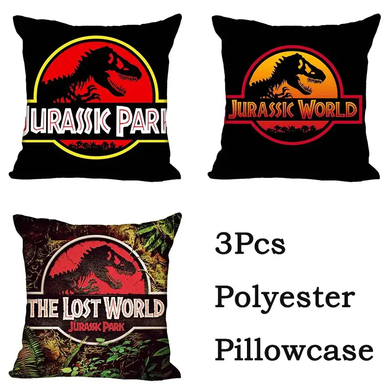 jurassic park dinosaur pillowcase set – living room decor