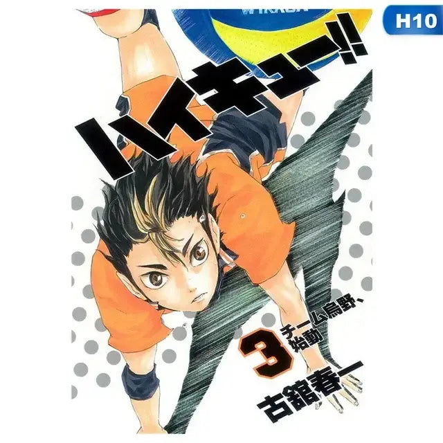 Haikyuu anime canvas wall art bedroom character poster