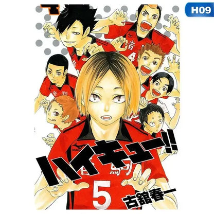 Haikyuu anime canvas wall art bedroom character poster