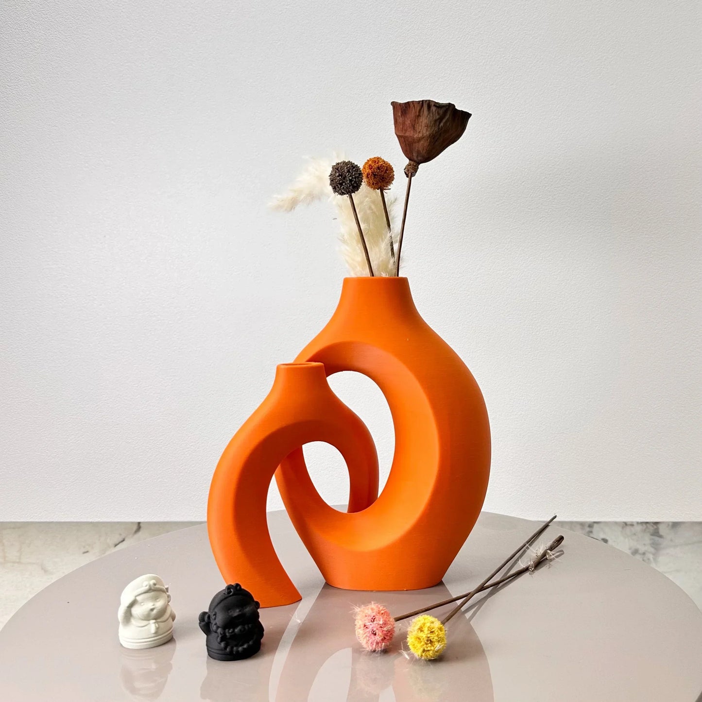 DecorBites™ Large Dried Vase Set for Home and Office