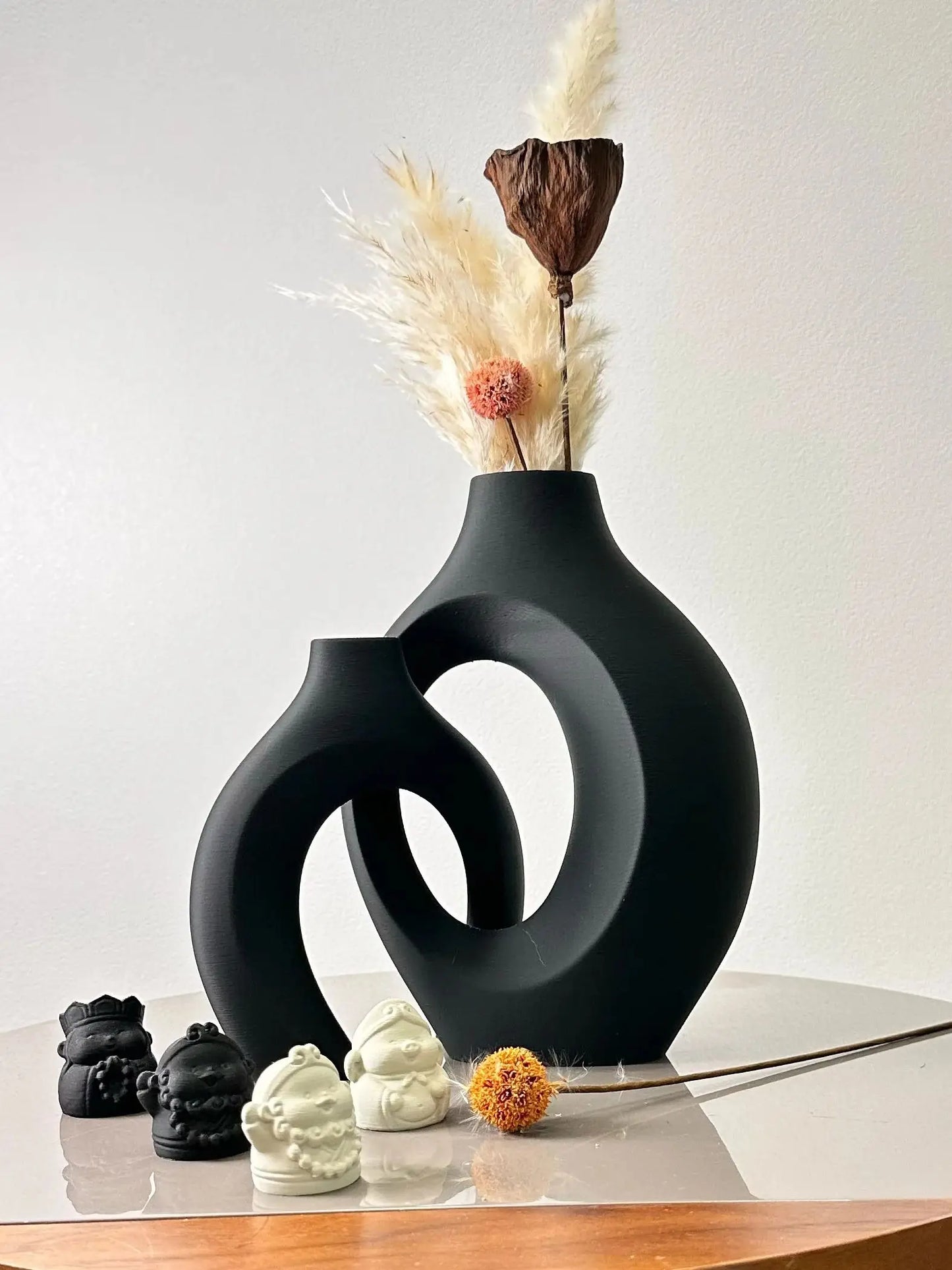 DecorBites™ Large Dried Vase Set for Home and Office