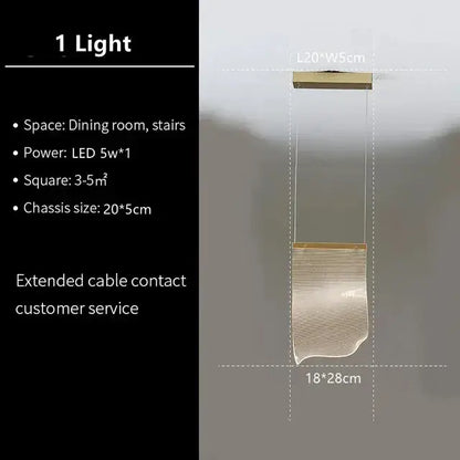 Modern gold sculptural led ceiling chandelier living room light