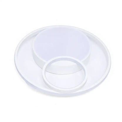 Modern circular dual ring ceiling light with high color rendering bedroom