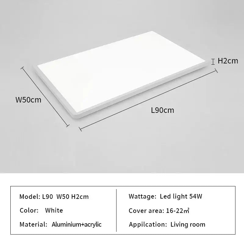 Modern minimalist black led ceiling lights for living room
