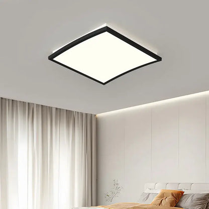 Modern minimalist black led ceiling lights for bedroom