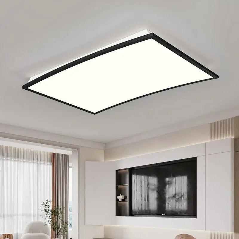 Modern minimalist black led ceiling lights for bedroom