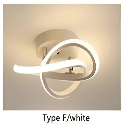 Modern minimalist black & white led ceiling lights bedroom living room