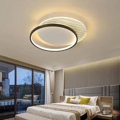 Modern minimalist gold led ceiling lights for bedroom living room