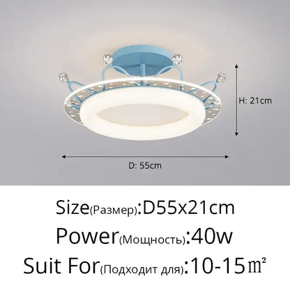Modern gold square led ceiling lights with crystal accents bedroom
