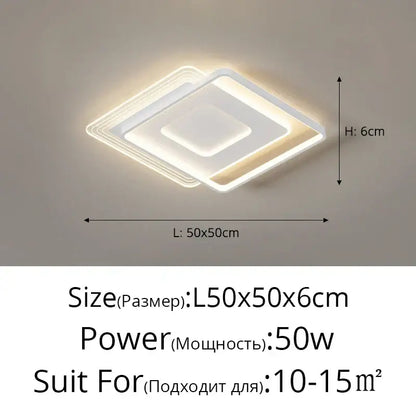 DecorBites™ LED Ceiling Lights Techo for Living Room Study Dining Kitchen Decor