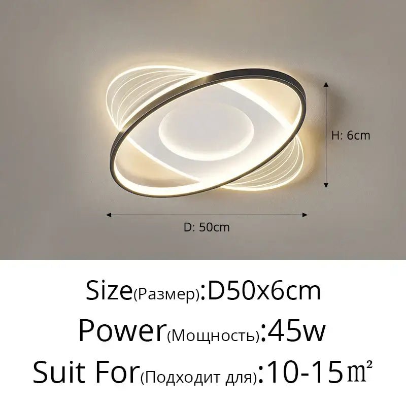 DecorBites™ LED Ceiling Lights Techo for Living Room Study Dining Kitchen Decor