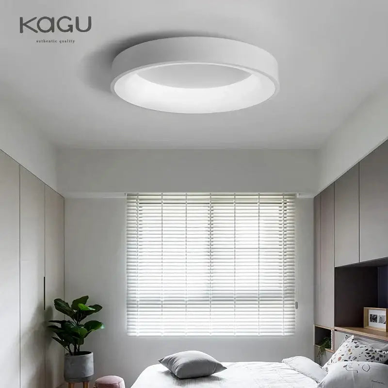 Modern minimalist white & grey led ceiling lights for living room