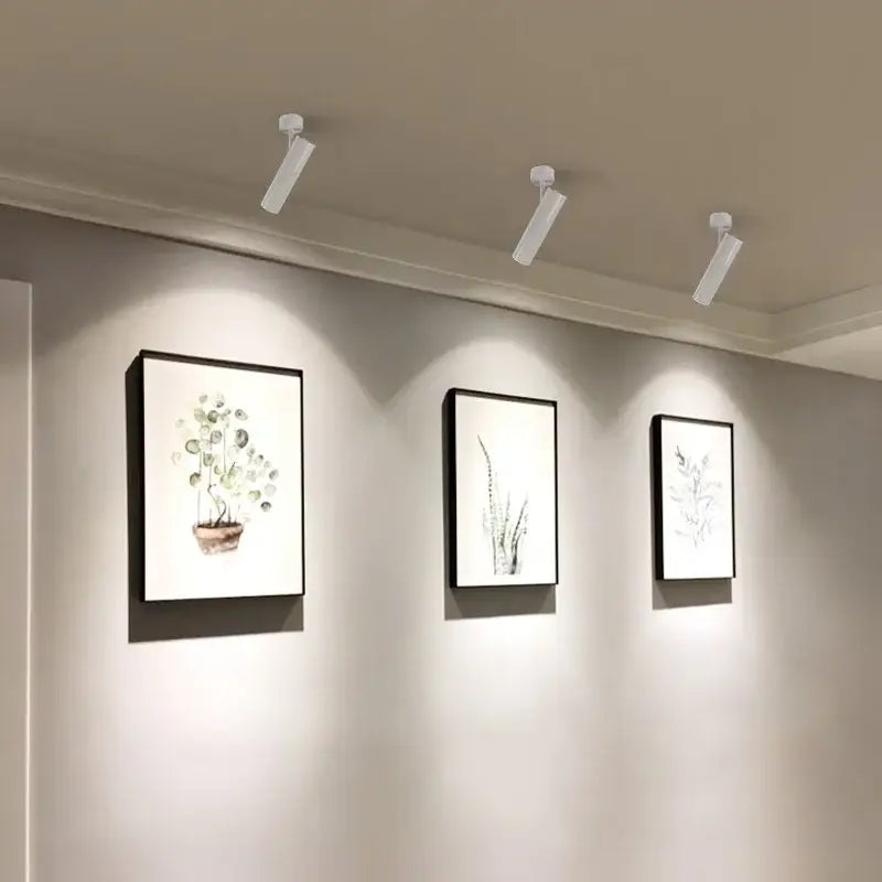 Modern white led ceiling spotlights living room track lighting