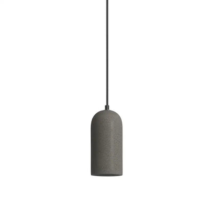 Industrial gray & white led cement chandelier bedroom pendant light