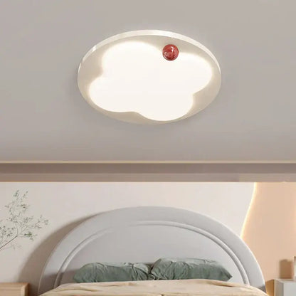 Modern rectangular white cloud led chandelier ceiling light bedroom