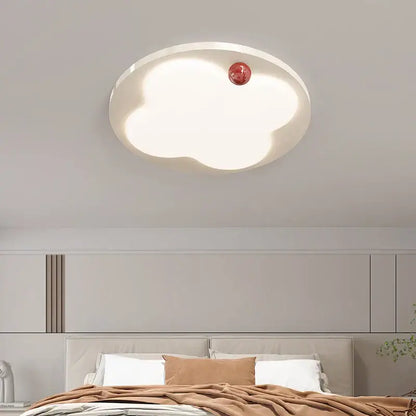 Modern rectangular white cloud led chandelier ceiling light bedroom