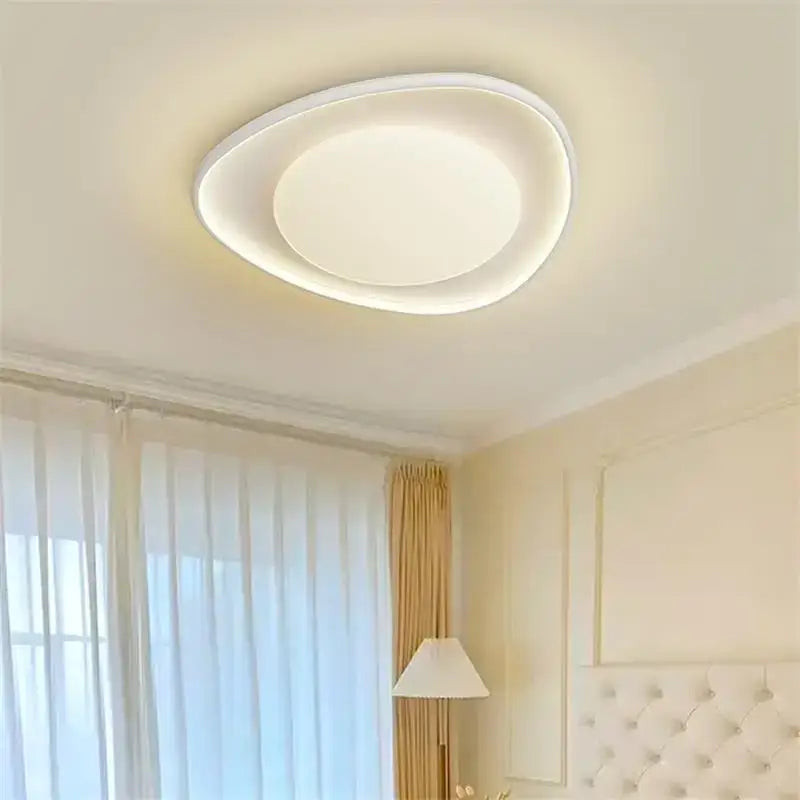 Modern minimalist white led chandelier kitchen island lighting