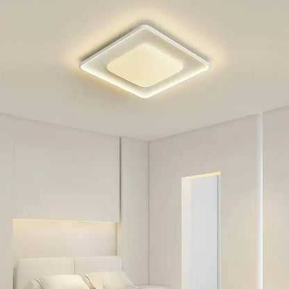 Modern minimalist white led chandelier kitchen island lighting