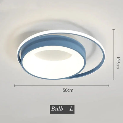 Modern black & white led chandelier light for living room