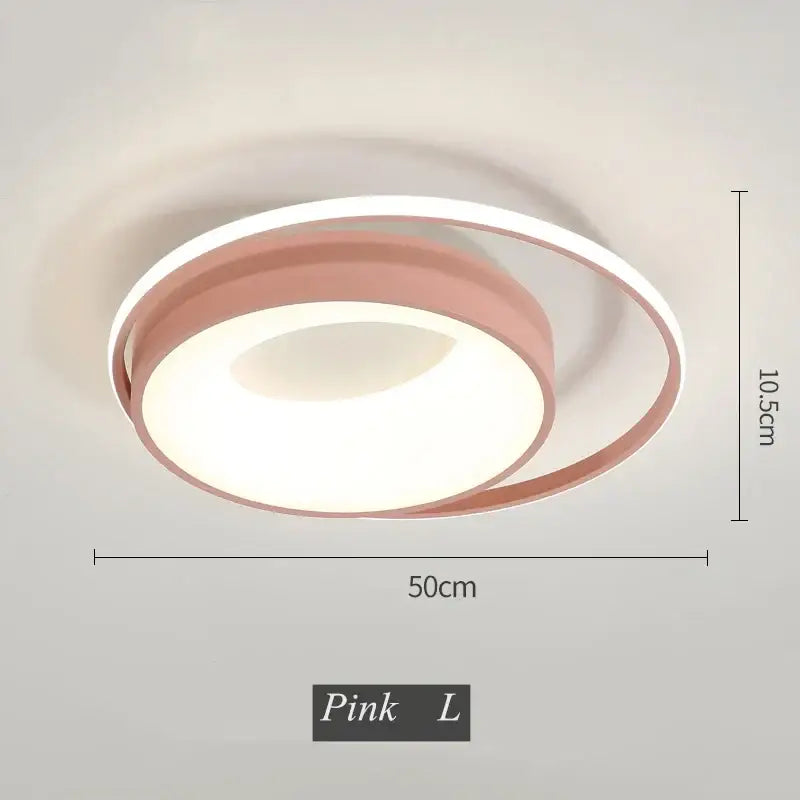 Modern black & white led chandelier light for living room