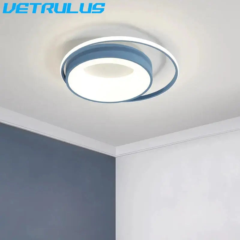Modern black & white led chandelier light for living room