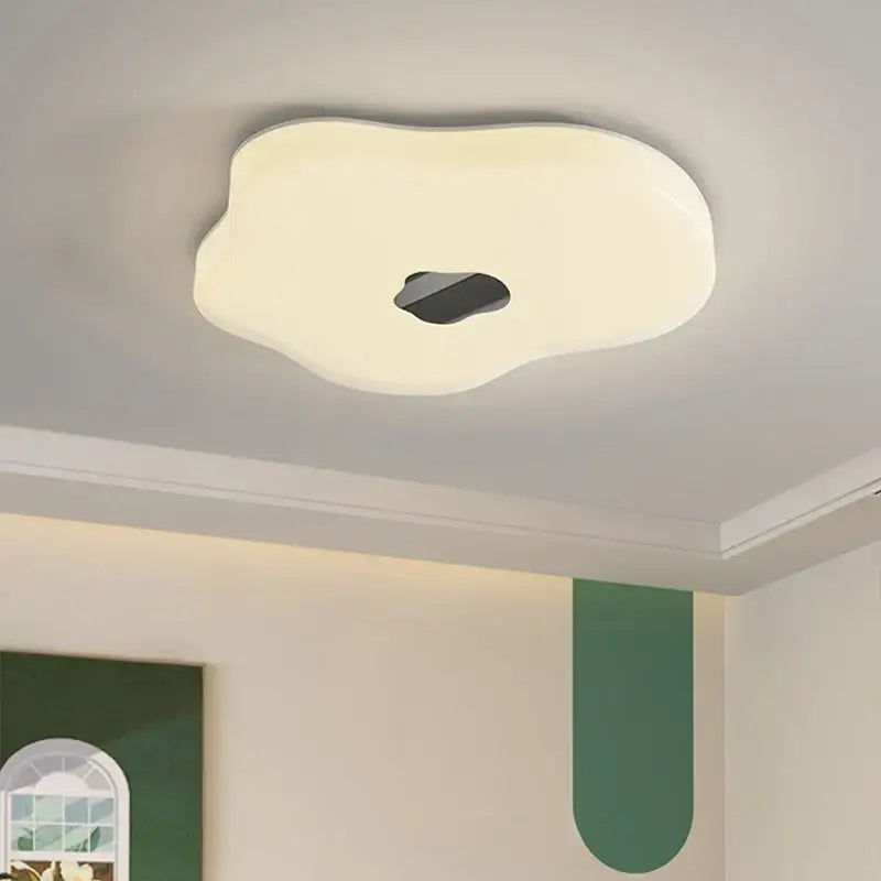 Modern minimalist off-white led chandelier living room light