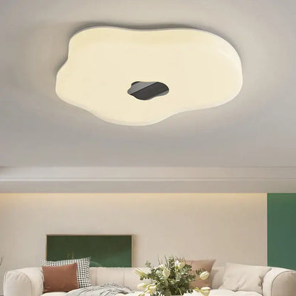 Modern minimalist off-white led chandelier living room light