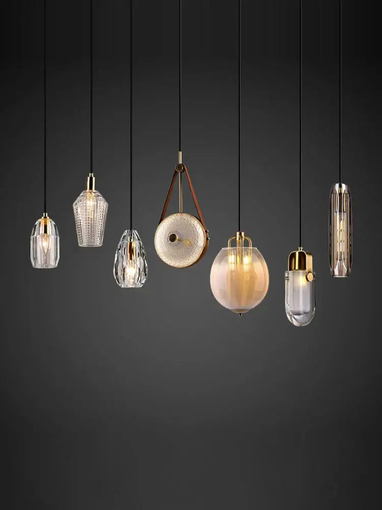 Modern gold and black led chandelier lighting for dining room